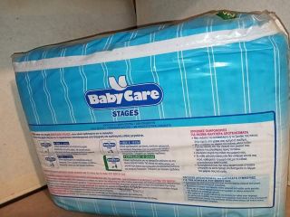 Vintage baby care stages no 4 boy 14 - 25kg 26 junior plastic diapers 4