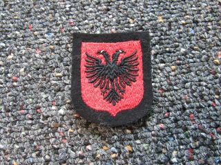 Wwii German Elite Forces Albanian Volunteer Shoulder Patch