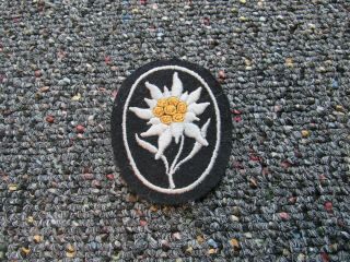 Wwii German Elite Forces Mountain Troops Shoulder Patch