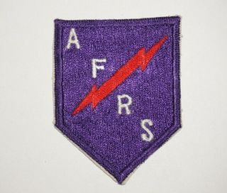Afrs Armed Forces Radio Service Theater Made Patch Wwii Occupation Us Army P9418