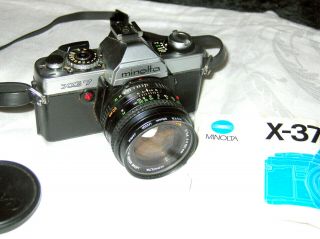 Vintage Minolta Xg 7 35mm Slr Camera W/strapmd Rokkor - X1:14 F==50mm Lens Japan