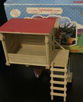 sylvanian families Vintage Tomy 1989 tree house With Swing Boxed GC 3