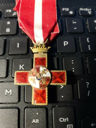 Franco Period Spanish Order Of Military Merit; 1st Class With Red Distinction