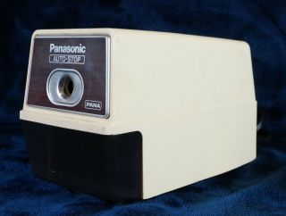 Vintage Panasonic Electric Pencil Sharpener Kp - 100n | Auto - Stop | Great