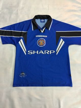 Vintage Manchester United 94 - 95’ Third Kit Football Shirt Jersy Sharp Umbro