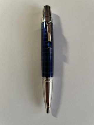 Montblanc 104919 Boheme Paso Doble Bleu Sapphire Stone Ballpoint Mini 4.  25 " Pen