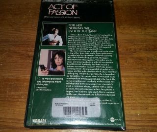 Act of Passion VHS vintage video Kris Kristofferson,  Marlo Thomas Never on dvd 3