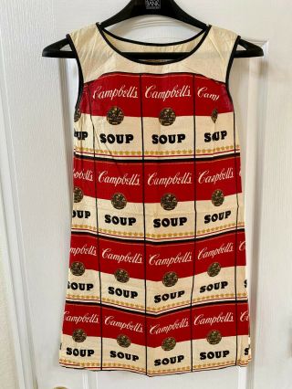 Vintage Andy Warhol Souper Dress Pop Art Campbell 