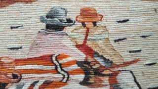 Hand Woven Alpaca Wool Wall Hanging Tapestry - Altiplano - Peruvian Folk Art 3