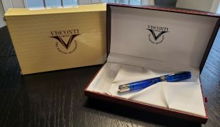 Visconti Opera Master Demo Blue Limited Edition Fountain Pen - Fine F Nib