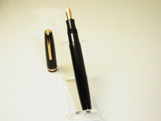 1940´s Italian Tabo Pistonfiller Fountain Pen Flexible 14ct Nib M To Bbb