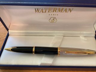 Waterman Carene Deluxe Black Lacquer Fountain Pen Fp