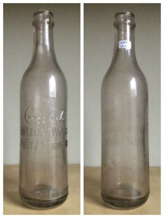 Port Arthur Ont Canada Coca - Cola Bottle / Circa 1906