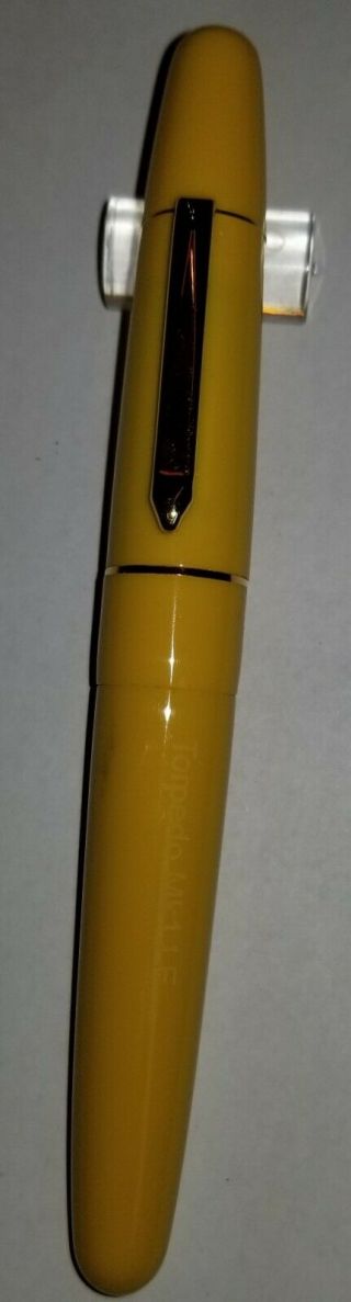 Sheaffer Legacy Fountain Pen / 18k F Gold Nib Mandarin Torpedo Special
