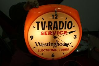 Vintage 1950 ' s Westinghouse TV Radio Tubes Gas Oil 17 