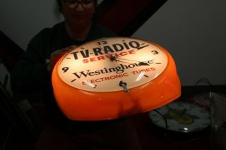 Vintage 1950 ' s Westinghouse TV Radio Tubes Gas Oil 17 