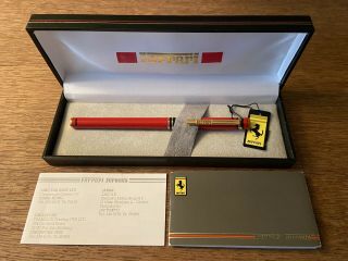 Ferrari Formula Fountain Pen | Cartier | Red | Box | Collectors Item