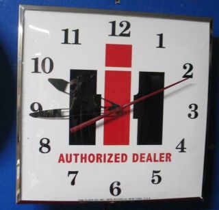 Vintage Pam Lighted Advertising Ih International Harvester Clock