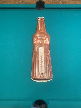 Orange Crush Bottle Thermometer Amber 36