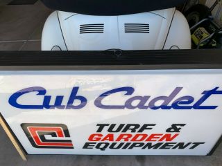 CUB CADET TURF & GARDEN EQUIPMENT LIGHTED SIGN 6