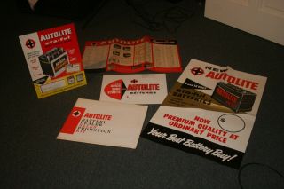 Nos Mustang Autolite Battery Sales Promotional Kit,  Poster,  Stand Up,  Dangler