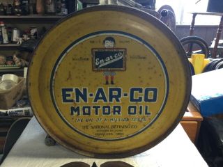 Vintage Enarco Motor Oil Can