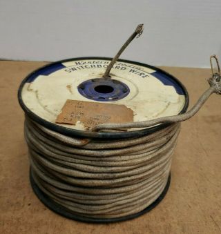 Vintage Western Electric Switchboard Wire Almost Full Spool