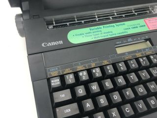 - CANON TYPESTAR 2 Vintage Portable Electric Typewriter 3
