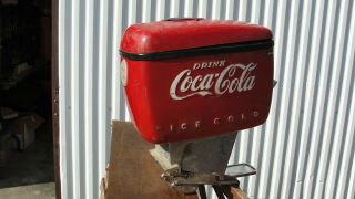 1955 Coca Cola Boat Outboard Motor Soda Fountain Dispenser