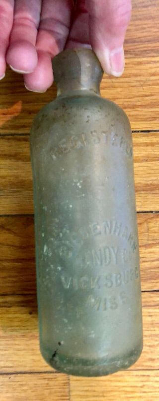 Scarce Biedenharn Candy Company Hutch Coca - Cola Bottle Vicksburg Ms Ca 1890