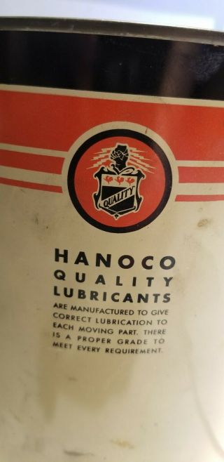 Hanoco Lubricant Oil Can Hancock Cock of the Walk 10lb No.  2G Cup 3