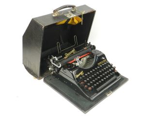 Portable Typewriter Rheinmetall Black 1935 Schreibmaschine Machine A Ecrire