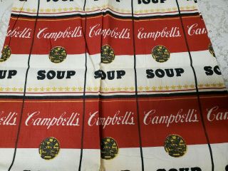 Vintage Andy Warhol Campbell ' s Soup Souper Paper Dress 4