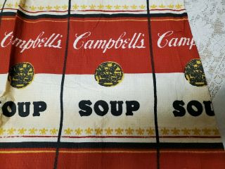 Vintage Andy Warhol Campbell ' s Soup Souper Paper Dress 5