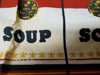 Vintage Andy Warhol Campbell ' s Soup Souper Paper Dress 6