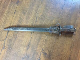 Wwii Japanese Type 30 Bayonet W/ Scabbard And Belt Frog