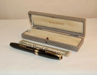 Vintage Conway Stewart 100 0/s Fountain Pen - Huge No 6 Nib - Presentation Box