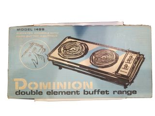 Vintage Dominion Double Element Buffet Range Model 1455