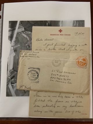 Wwii Letter,  Flight Nurse.