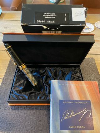 Montblanc Alexandre Dumas Limited Edition Ballpoint Pen Father Signature 9239 2