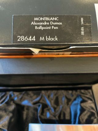 Montblanc Alexandre Dumas Limited Edition Ballpoint Pen Father Signature 9239 3