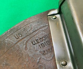 Interesting Wwii Us Army M1938 Leather Rifle Jeep Scabbard M1 Garand Rifle