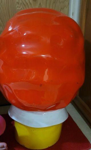 Vintage Ronald McDonald Helium Balloon Inflator Cover McDonald ' s head Lamp Cover 6