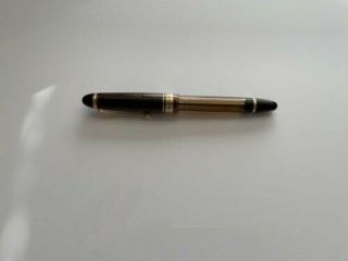 Pilot Custom 823 Fountain Pen Amber - 14k Gold Nib -,