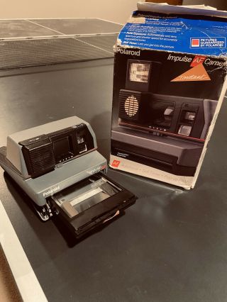 Vintage Polaroid Impulse Af Instant Camera 600 W/ Box