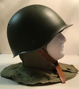 Soviet Steel Helmet Model 40 With Hood Liner