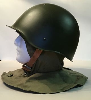 Soviet Steel Helmet Model 40 With Hood Liner 3