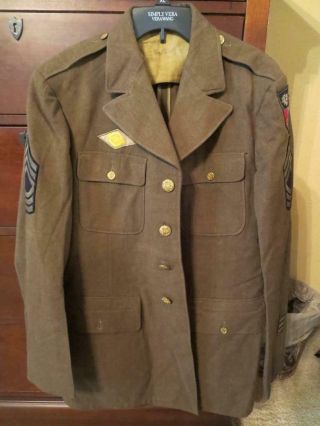 Us Army Wwii Dress Jacket,  Shirt,  Pants,  Cap Cbi Theater (900 - 233)