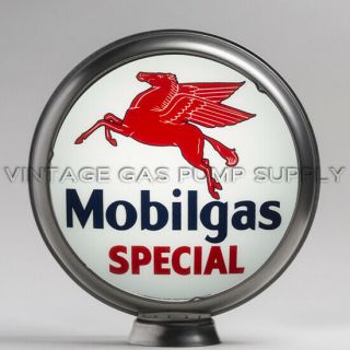 Mobilgas Special 13.  5 " Gas Pump Globe W/ Steel Body (g149)