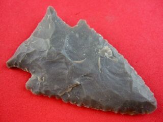 Indian Artifact Kentucky Hornstone Flint Hardin Point Indian Arrowheads